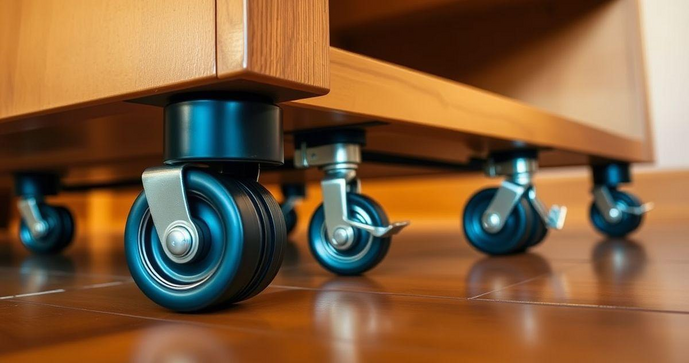 Como Escolher Rodízios Reforçados para Móveis Pesados e Maximizar sua Durabilidade