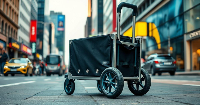 Carrinho de Bagagem Dobrável é a Solução Prática para Viagens e Transporte de Cargas