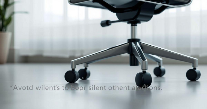 Rodízio de Silicone para Cadeira de Escritório: Conforto e Mobilidade Silenciosa