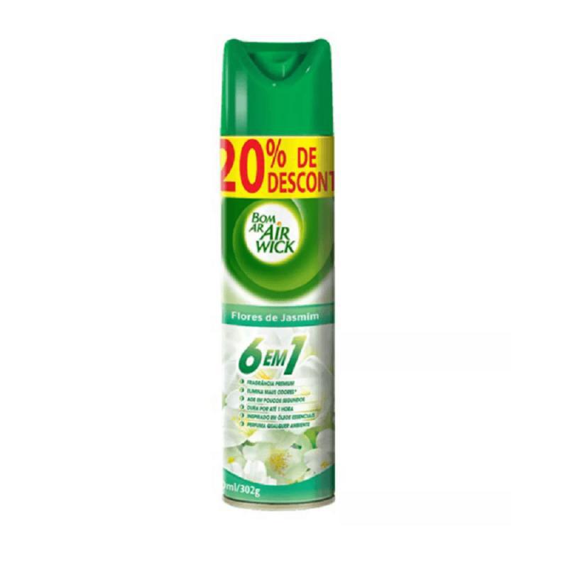 Aromatizante Bom Ar Aerosol Flores de Jasmim 360 ml
