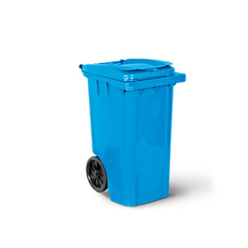 Container 240 litros Diversas Cores com Rodas e Tampa