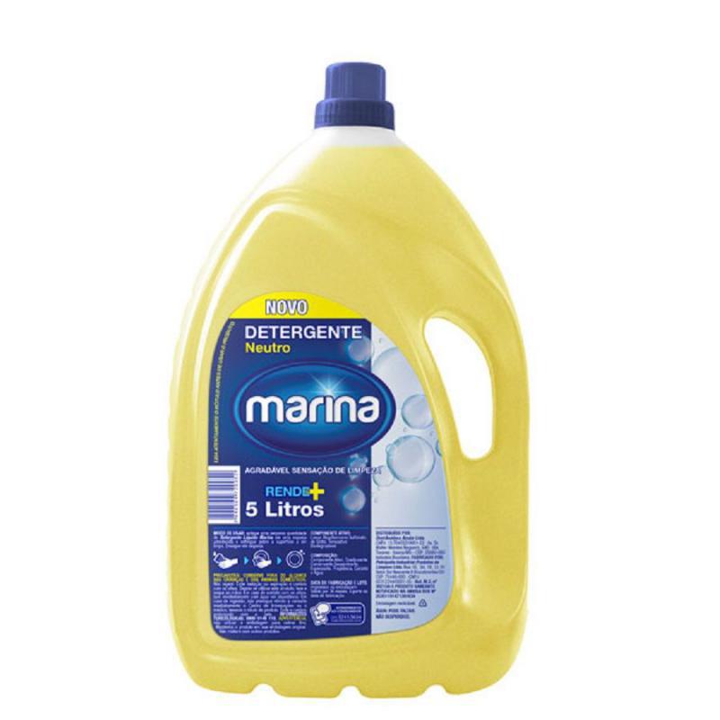 Detergente Líquido Marina Clear 5 litros
