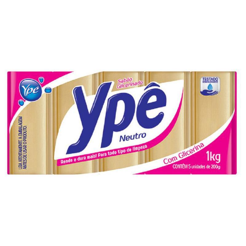 Sabão em Barra Glicerinado Ypê com 1 kg