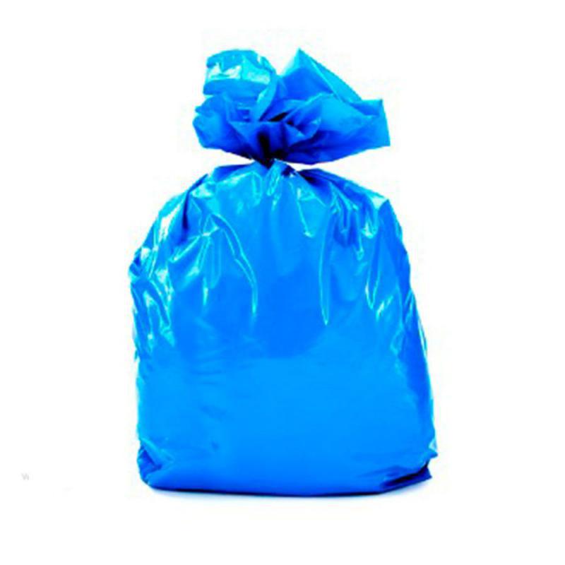 Saco de Lixo Azul 200 litros Médio 100uni