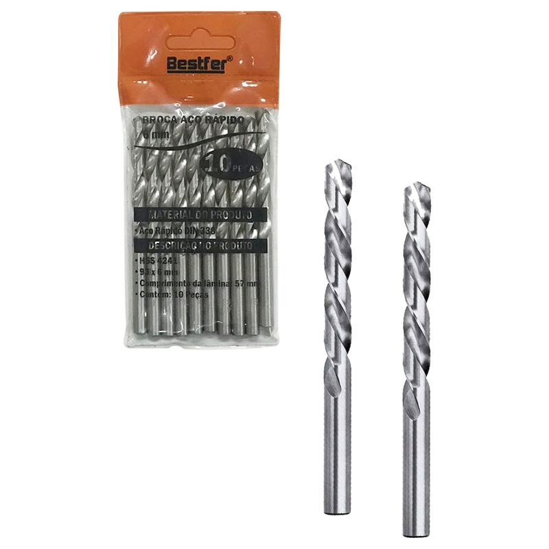 BROCA ACO RAPIDO 6 MM BESTFER