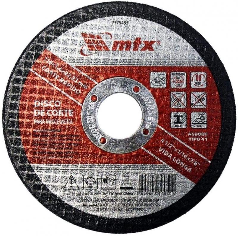 DISCO CORTE METAL INOX 115 X 1.6 MTX