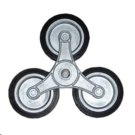 ESTRELA DE ALUMINIO PARA ESCADA COM RODA DE ALUMINIO 6